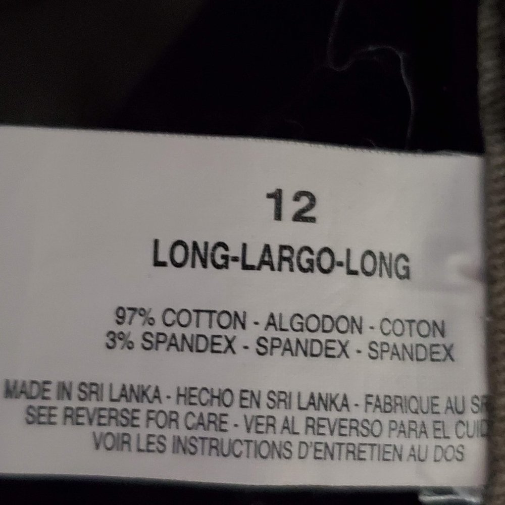 Red Label Gloria Vanderbilt Brown Y2K Jeans, 12L - Picture 4 of 4